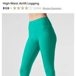 ALO Yoga Spruce Green Leggings